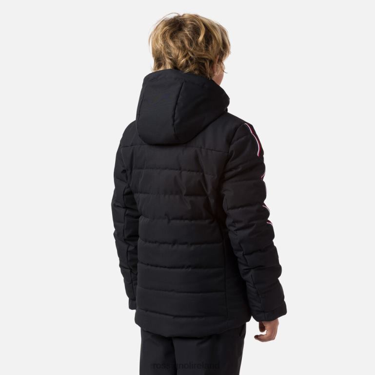 Rossignol Tops Boys Hiver Polydown Ski Jacket Black 62R6R1201