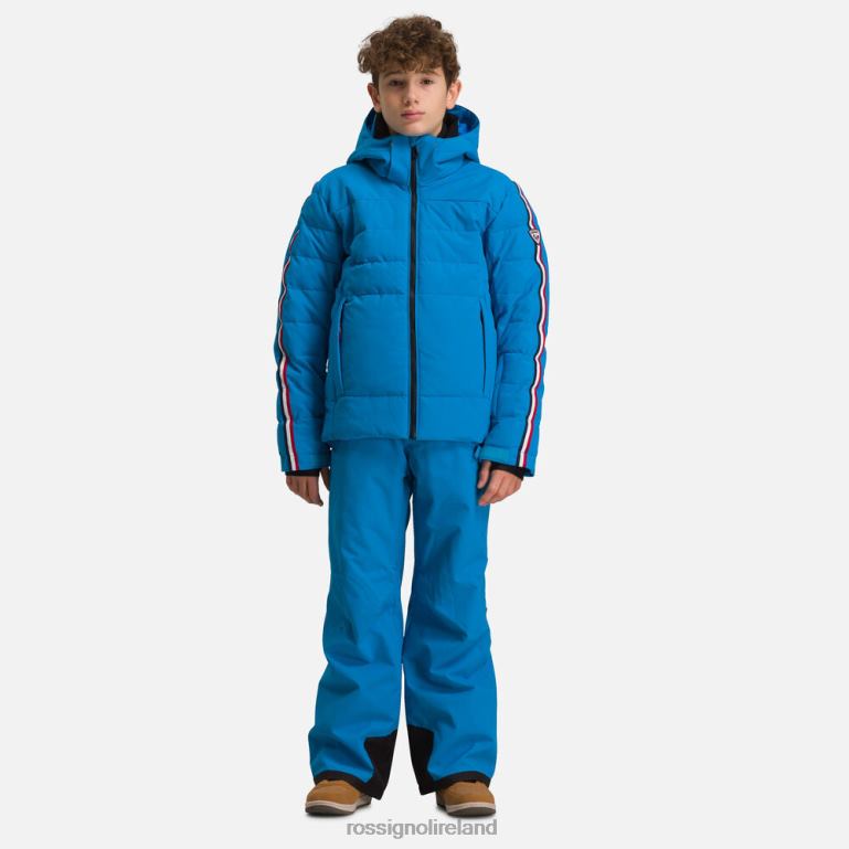 Rossignol Tops Boys Hiver Polydown Ski Jacket Blue 62R6R1231