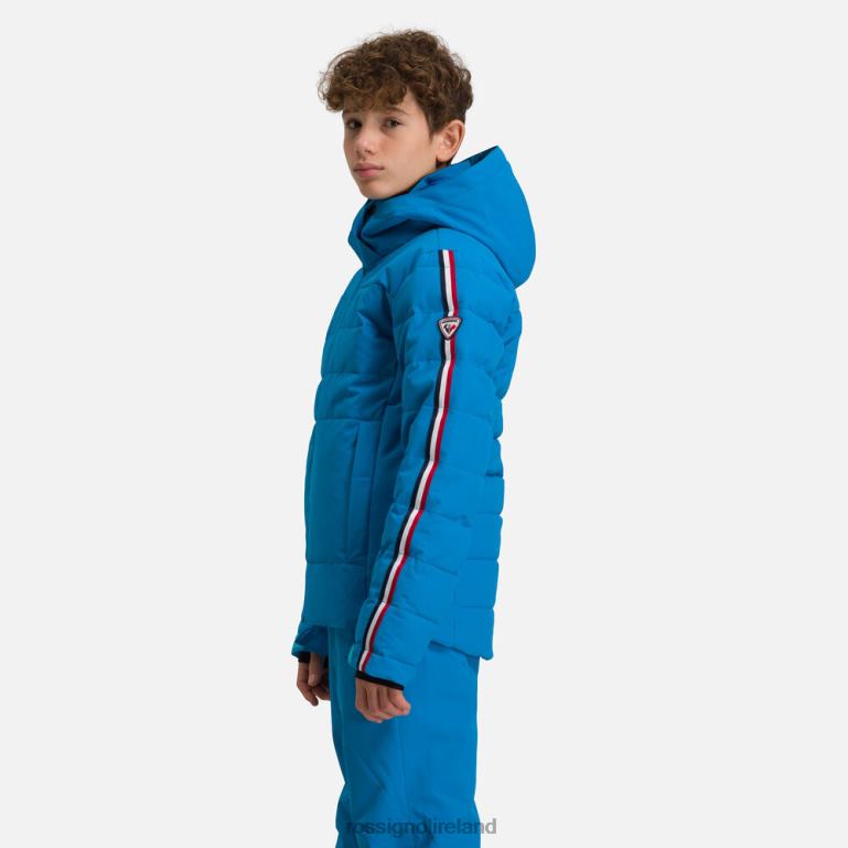 Rossignol Tops Boys Hiver Polydown Ski Jacket Blue 62R6R1231