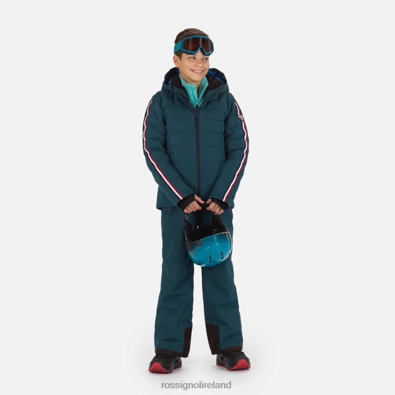 Rossignol Tops Boys Hiver Polydown Ski Jacket Deepteal 62R6R1167