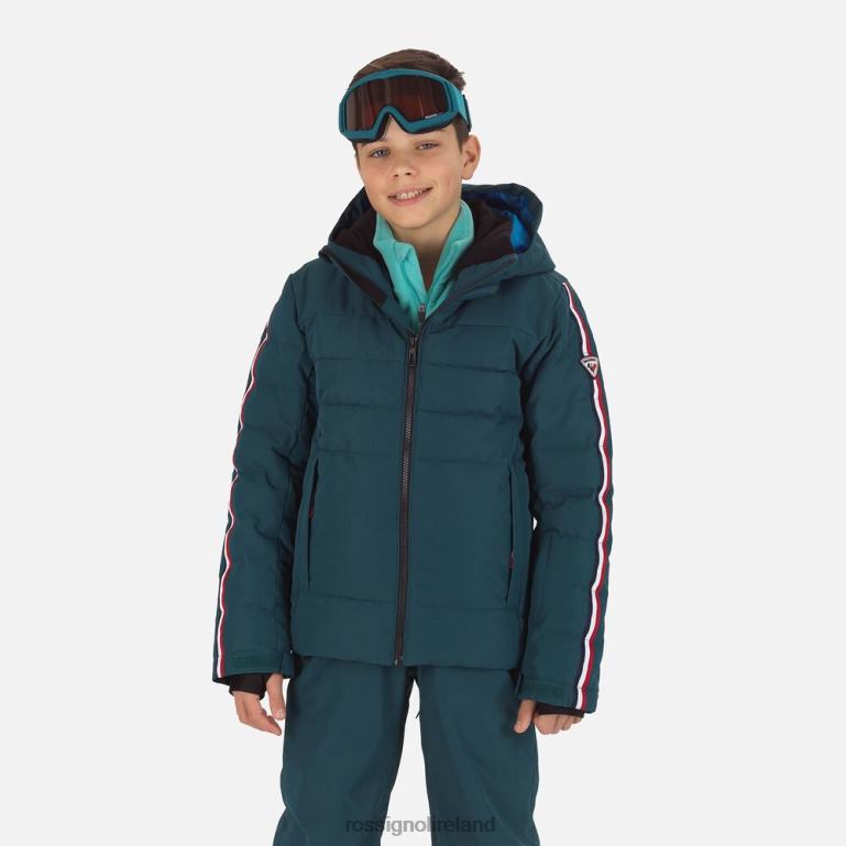 Rossignol Tops Boys Hiver Polydown Ski Jacket Deepteal 62R6R1167