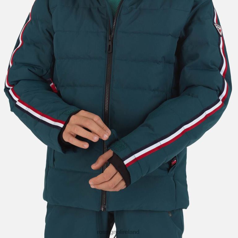 Rossignol Tops Boys Hiver Polydown Ski Jacket Deepteal 62R6R1167