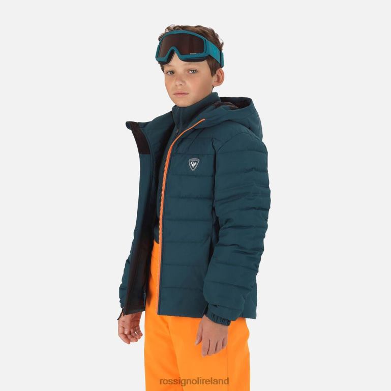 Rossignol Tops Boys Rapide Ski Jacket Deepteal 62R6R1168