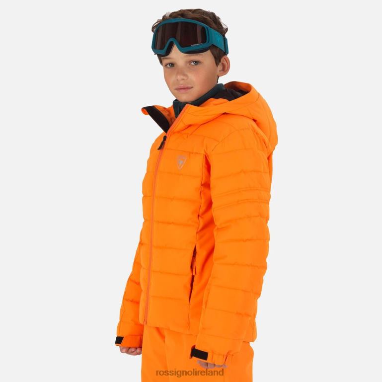 Rossignol Tops Boys Rapide Ski Jacket Mango 62R6R1158