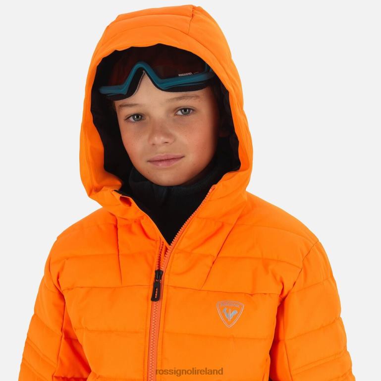 Rossignol Tops Boys Rapide Ski Jacket Mango 62R6R1158