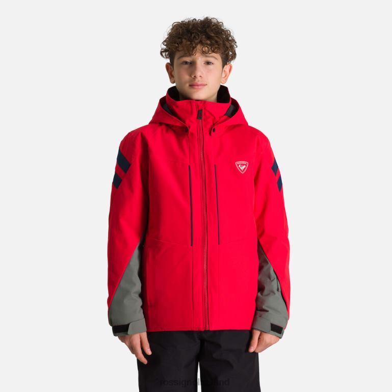 Rossignol Tops Boys Ski Jacket Sports Red 62R6R1234