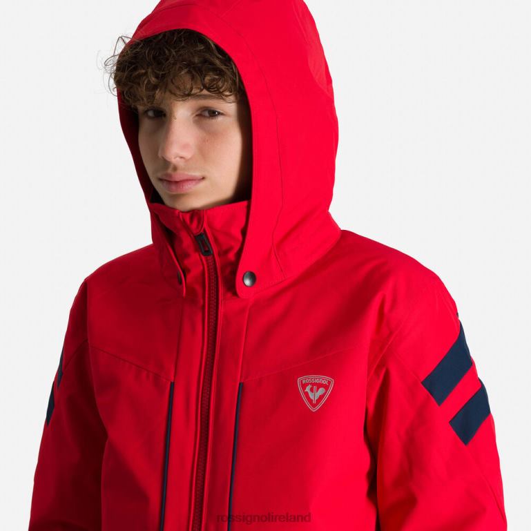 Rossignol Tops Boys Ski Jacket Sports Red 62R6R1234