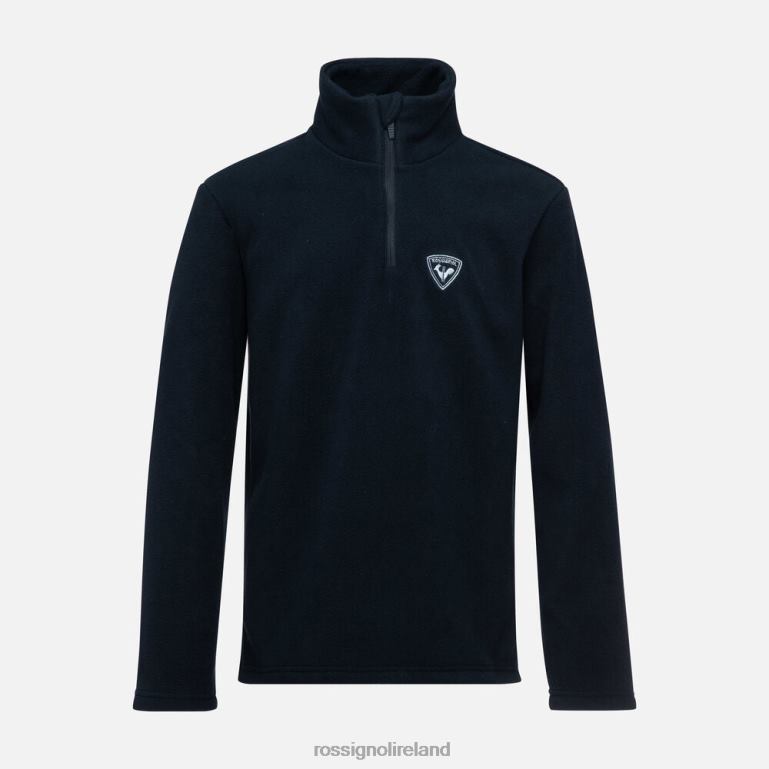 Rossignol Tops Boys Half-Zip Fleece Top Black 62R6R1142