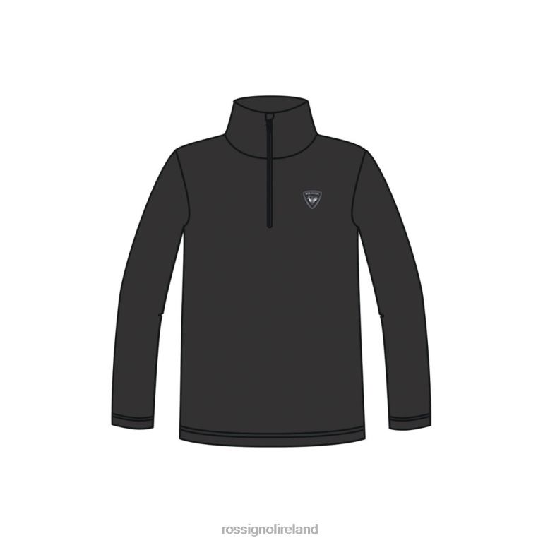 Rossignol Tops Boys Half-Zip Fleece Top Black 62R6R1142
