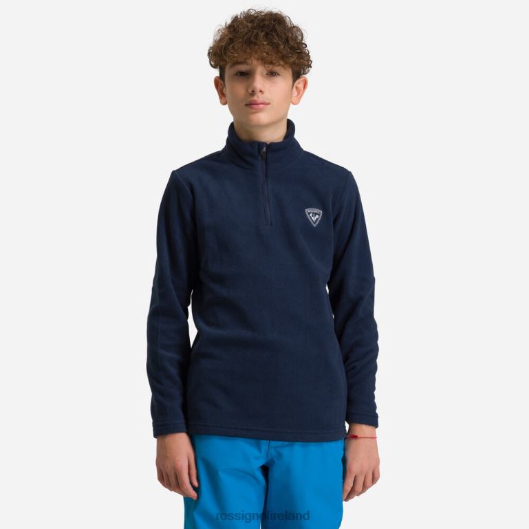 Rossignol Tops Boys Half-Zip Fleece Top Darknavy 62R6R1134