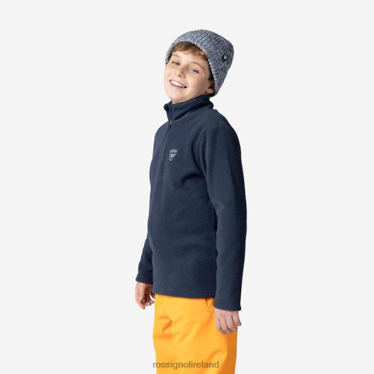 Rossignol Tops Boys Half-Zip Fleece Top Darknavy 62R6R1134