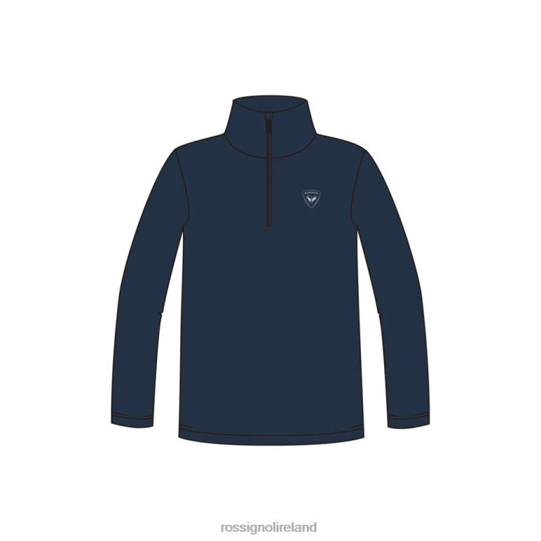 Rossignol Tops Boys Half-Zip Fleece Top Darknavy 62R6R1134