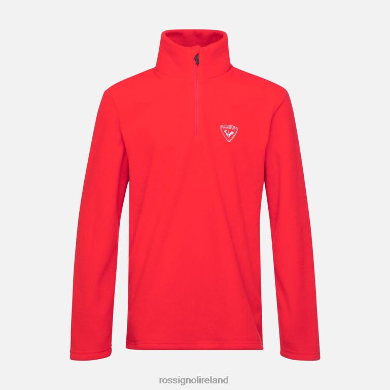 Rossignol Tops Boys Half-Zip Fleece Top Sportsred 62R6R1139