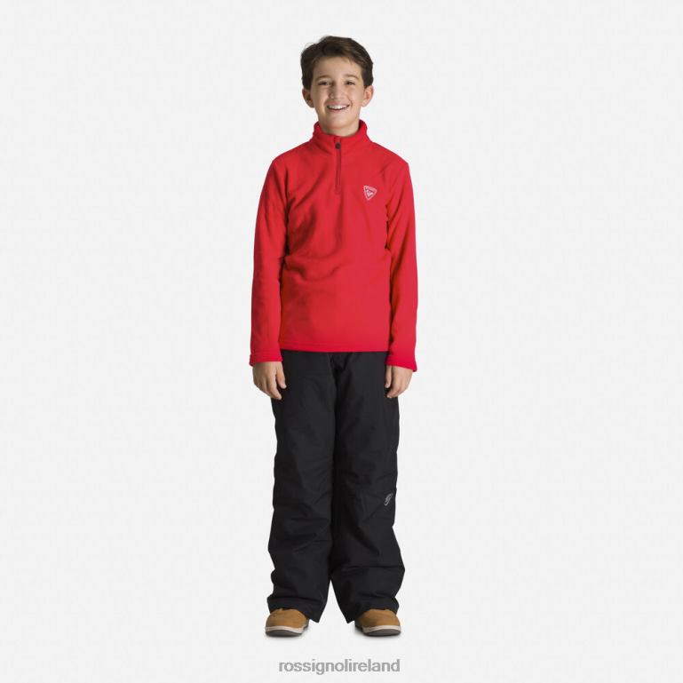 Rossignol Tops Boys Half-Zip Fleece Top Sportsred 62R6R1139