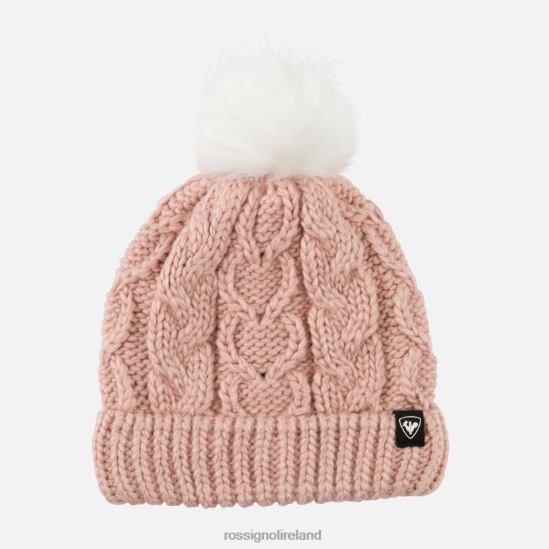 Rossignol Accessories Girls Bony Fur Beanie Powder Pink 62R6R1219