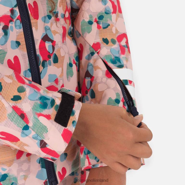 Rossignol Tops Girls Fonction Ski Jacket Pop Animalier 62R6R1178