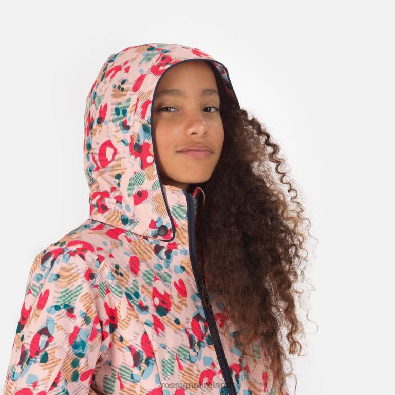 Rossignol Tops Girls Fonction Ski Jacket Pop Animalier 62R6R1178