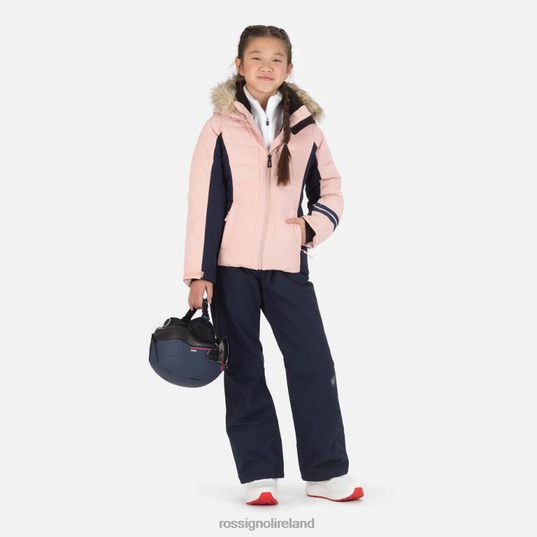 Rossignol Tops Girls Polydown Ski Jacket Bicolor 62R6R1212