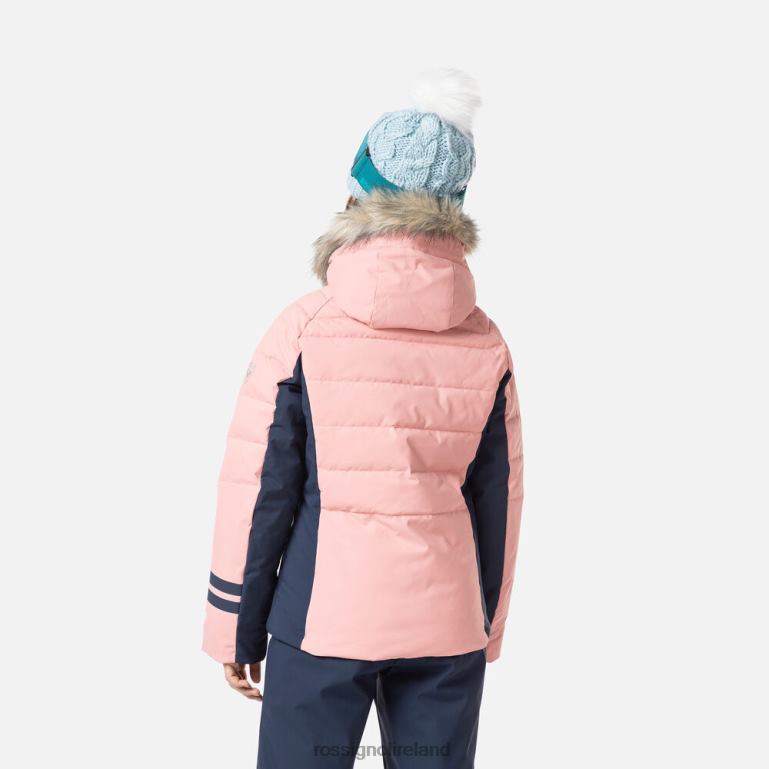 Rossignol Tops Girls Polydown Ski Jacket Cooperpink 62R6R1182