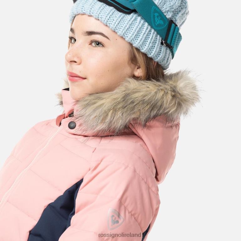 Rossignol Tops Girls Polydown Ski Jacket Cooperpink 62R6R1182