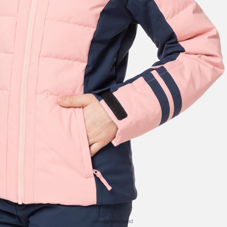 Rossignol Tops Girls Polydown Ski Jacket Cooperpink 62R6R1182