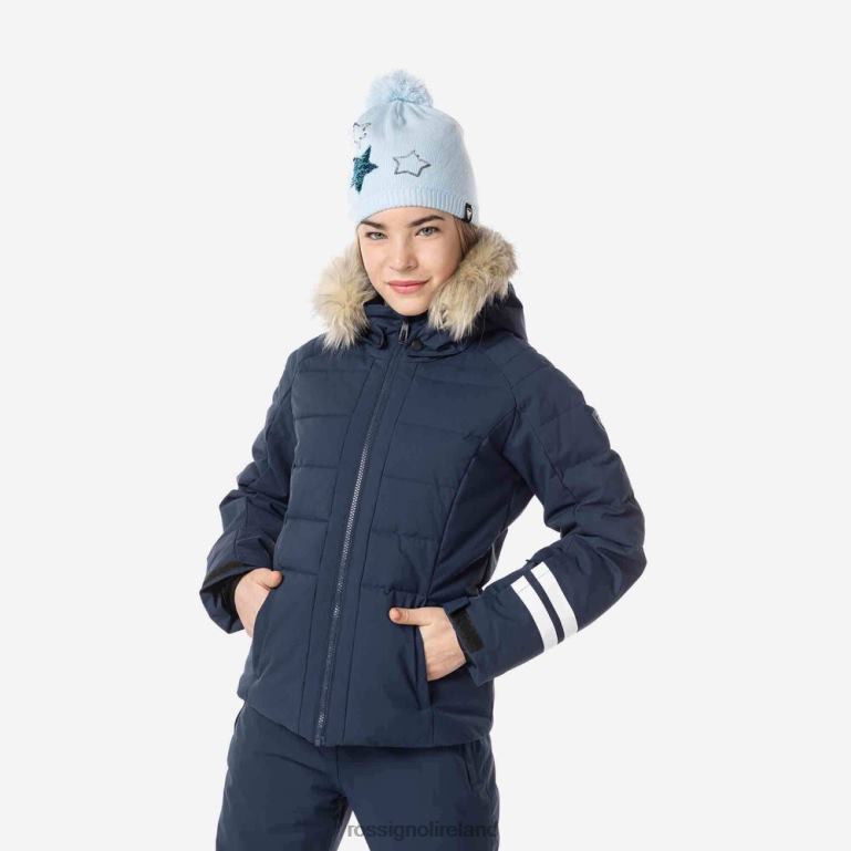Rossignol Tops Girls Polydown Ski Jacket Darknavy 62R6R1175