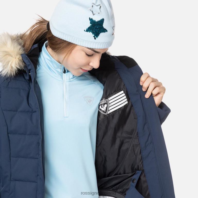 Rossignol Tops Girls Polydown Ski Jacket Darknavy 62R6R1175