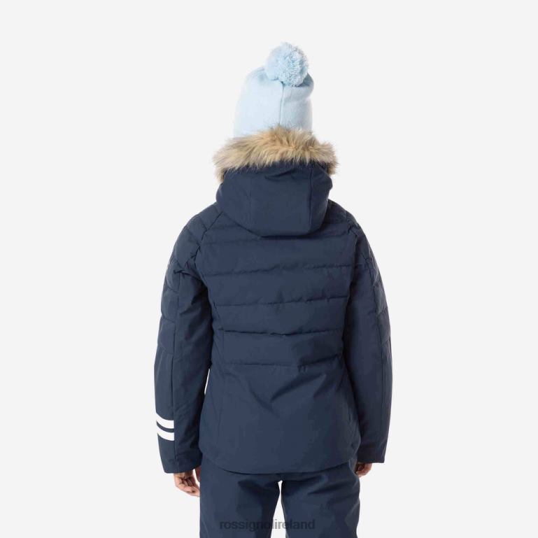 Rossignol Tops Girls Polydown Ski Jacket Darknavy 62R6R1175