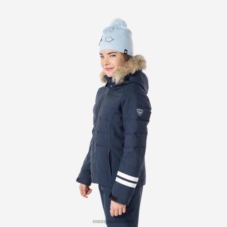 Rossignol Tops Girls Polydown Ski Jacket Darknavy 62R6R1175