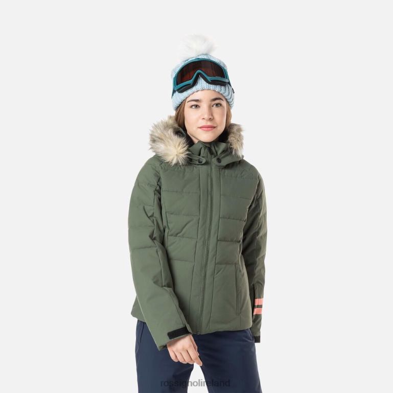 Rossignol Tops Girls Polydown Ski Jacket Ebonygreen 62R6R1184