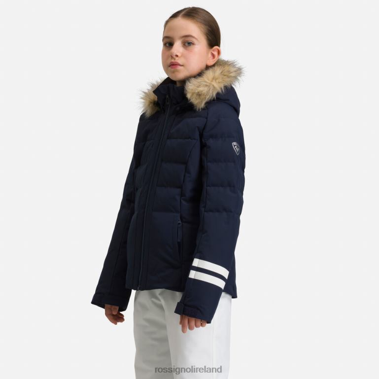 Rossignol Tops Girls Polydown Ski Jacket Eclipse 62R6R1163