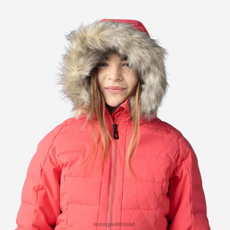 Rossignol Tops Girls Polydown Ski Jacket Pinklift 62R6R1228