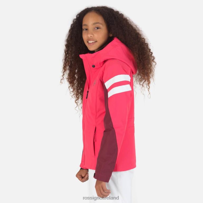 Rossignol Tops Girls Ski Jacket Pink Lift 62R6R1240