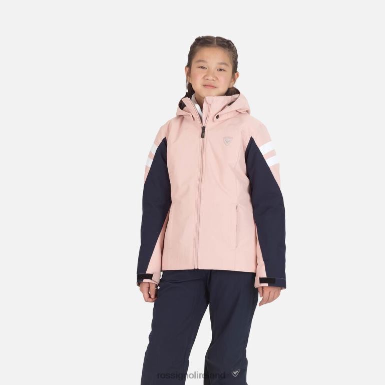 Rossignol Tops Girls Ski Jacket Powder Pink 62R6R1217