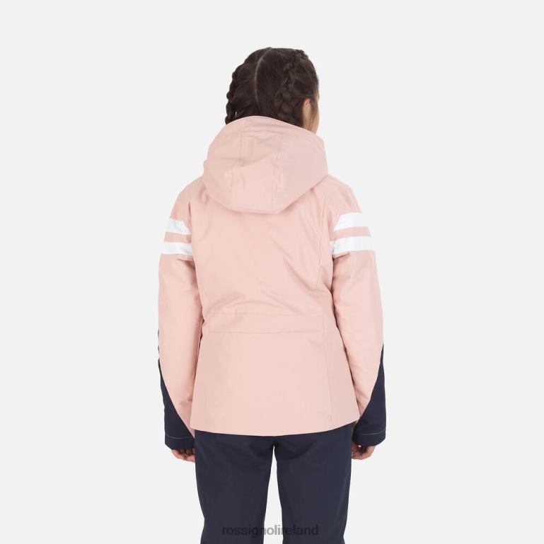 Rossignol Tops Girls Ski Jacket Powder Pink 62R6R1217