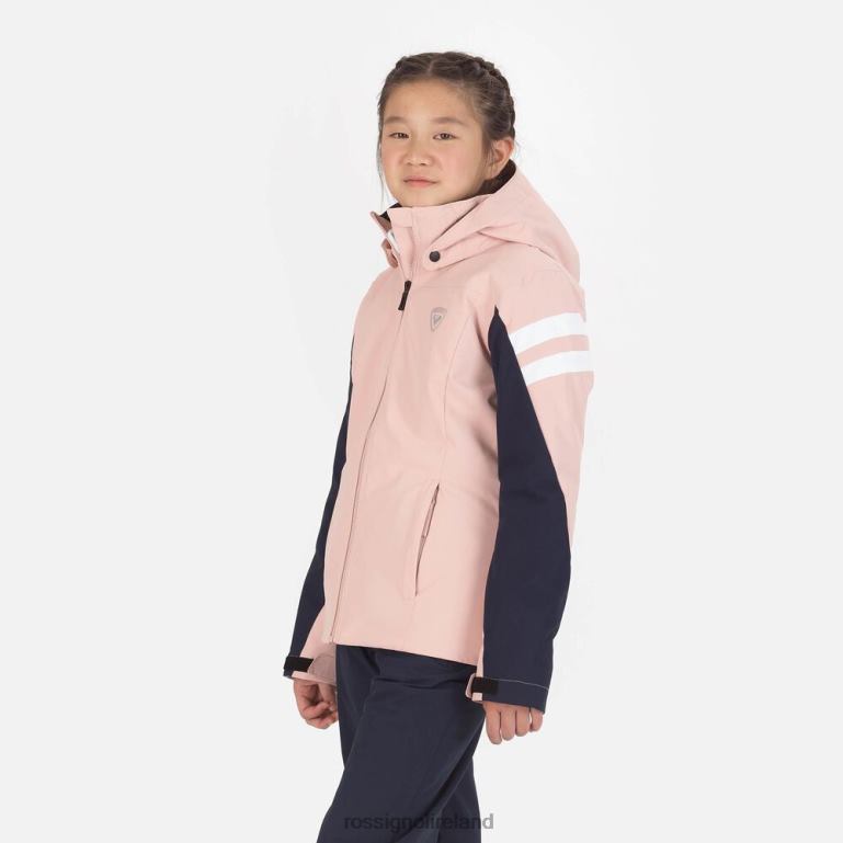 Rossignol Tops Girls Ski Jacket Powder Pink 62R6R1217