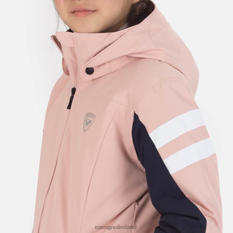 Rossignol Tops Girls Ski Jacket Powder Pink 62R6R1217