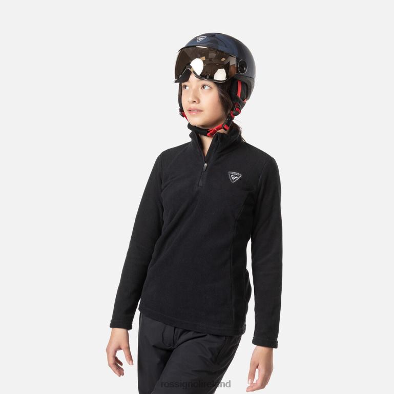 Rossignol Tops Girls Half-Zip Fleece Black 62R6R1137