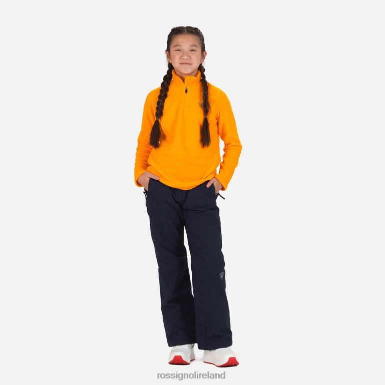Rossignol Tops Girls Half-Zip Fleece Saffron 62R6R1211