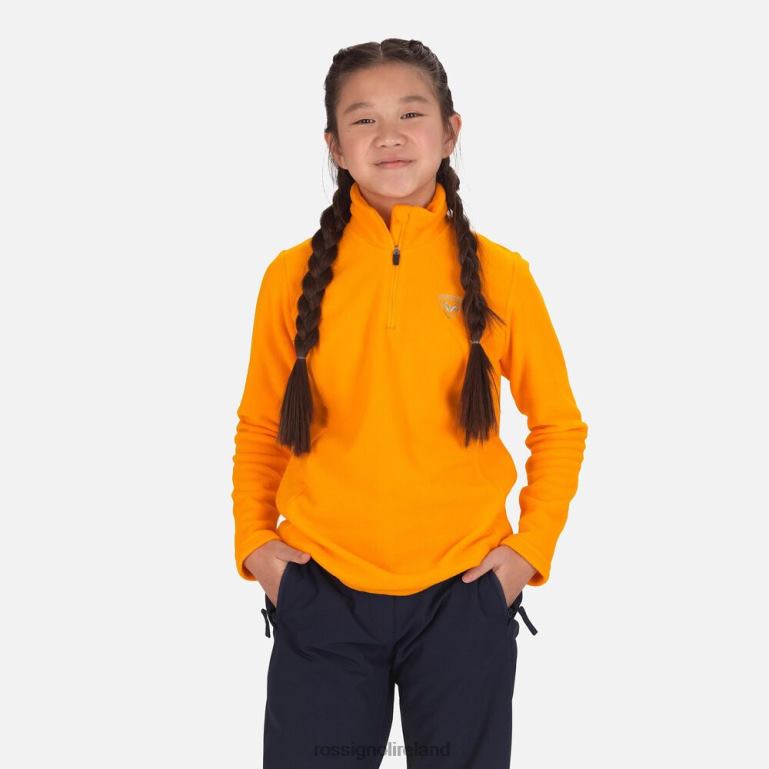 Rossignol Tops Girls Half-Zip Fleece Saffron 62R6R1211