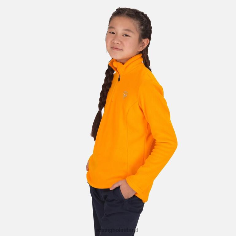 Rossignol Tops Girls Half-Zip Fleece Saffron 62R6R1211