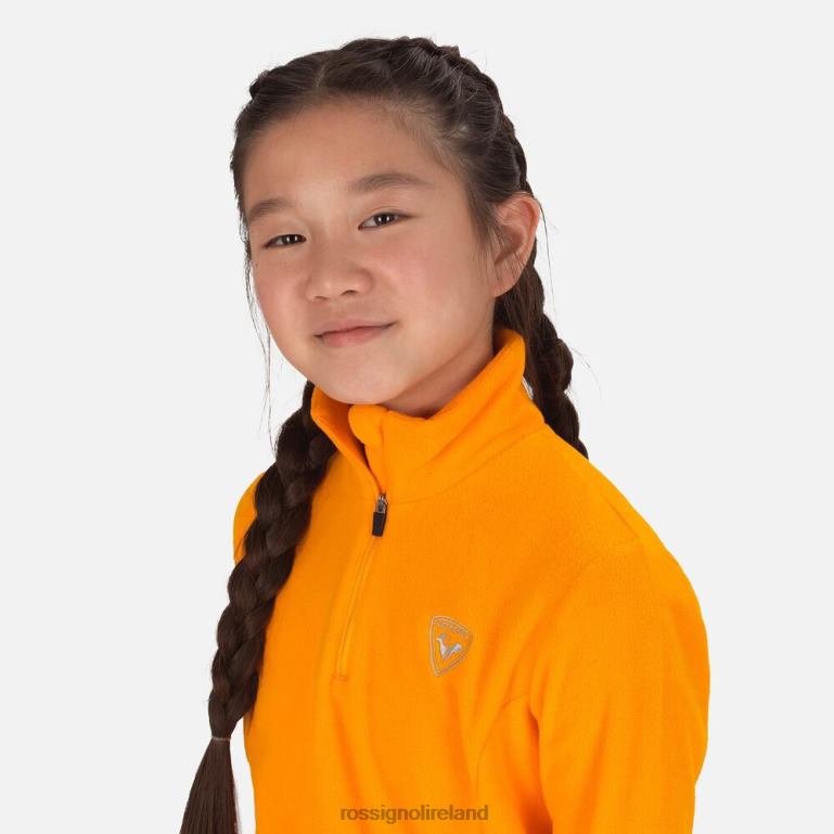 Rossignol Tops Girls Half-Zip Fleece Saffron 62R6R1211