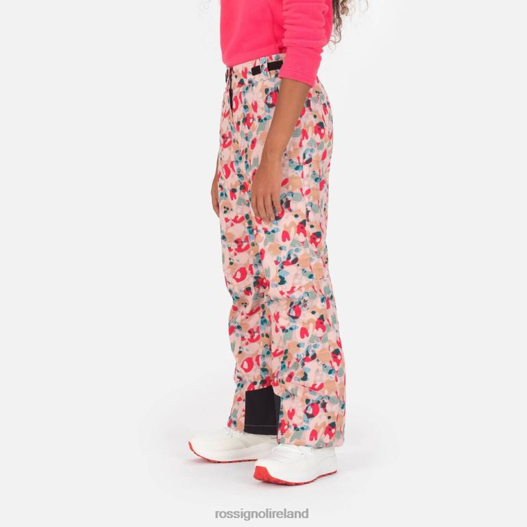 Rossignol Bottoms Girls Print Ski Pants Pop Animalier 62R6R1237