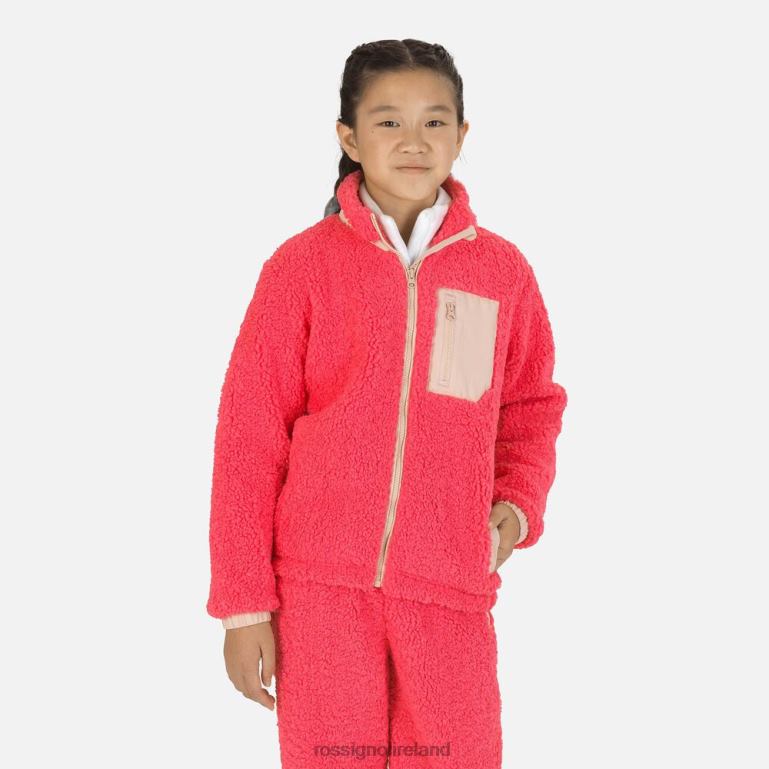 Rossignol Tops Juniors Fleece Jacket Pinklift 62R6R1153