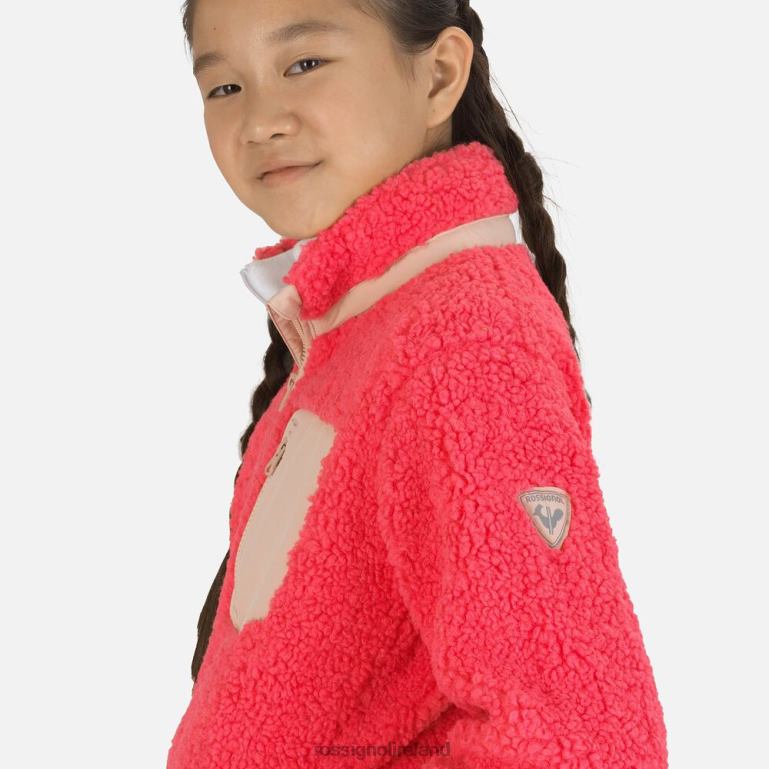 Rossignol Tops Juniors Fleece Jacket Pinklift 62R6R1153