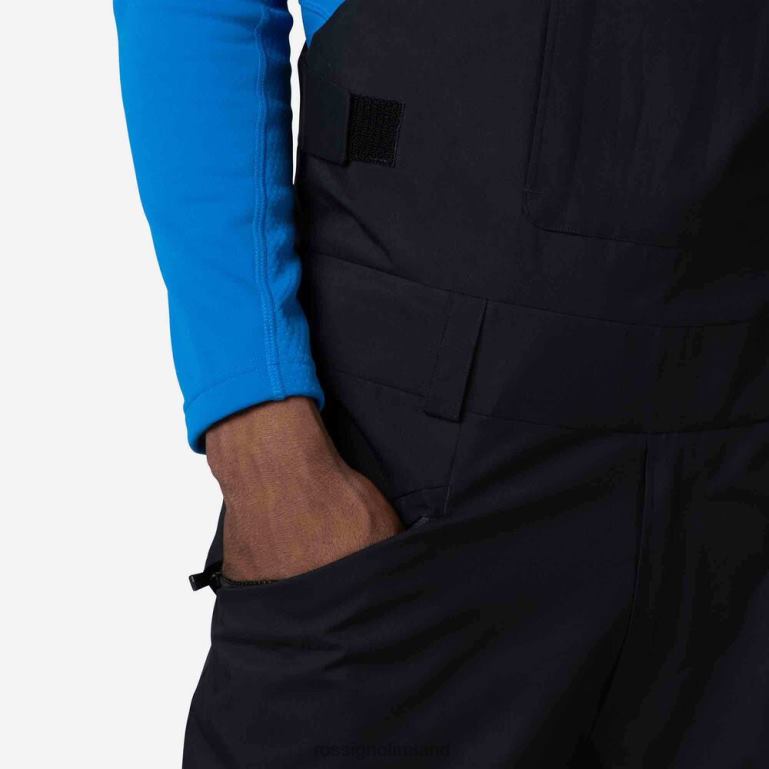 Rossignol Bottoms Men Relaxed Bib Pants Black 62R6R227