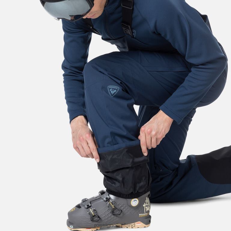 Rossignol Bottoms Men Relaxed Bib Pants Darknavy 62R6R363
