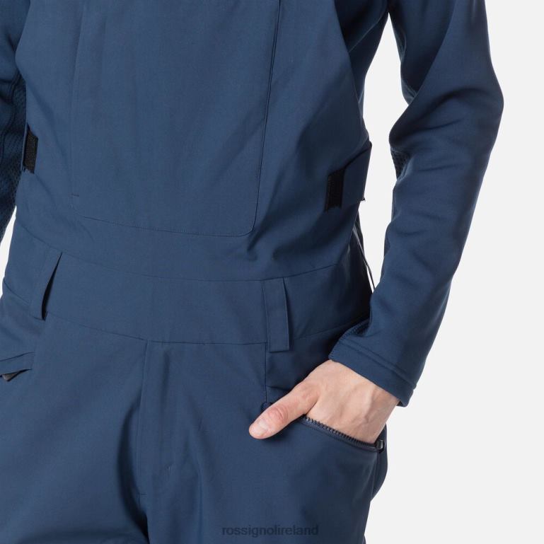 Rossignol Bottoms Men Relaxed Bib Pants Darknavy 62R6R363
