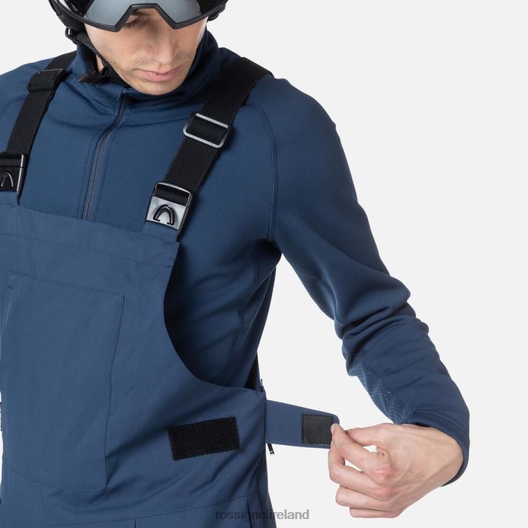 Rossignol Bottoms Men Relaxed Bib Pants Darknavy 62R6R363