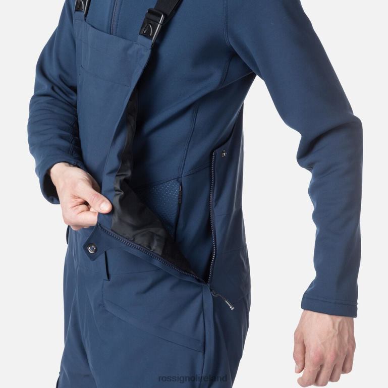 Rossignol Bottoms Men Relaxed Bib Pants Darknavy 62R6R363